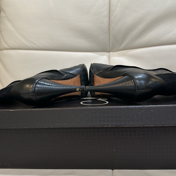 Cole Haan BLACK AIR JALISA TALL BOOT with Zip Closure in Size 4.5 В - Picture 15 of 17